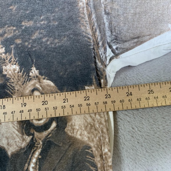 Vintage The Beatles Shirt Mens XL Sepia Allover Graphic Band Cotton Rock 1998 - Picture 5 of 10